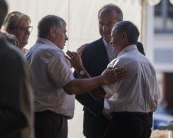 Monsieur le Sénateur Jean-François Husson et Stéphanie et Gilles Receveur